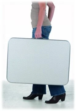 Merkloos Aluminium Inklapbare Tuintafel - Campingtafel - 80x60x68 Cm -Buiten Kamperen 818x1200 3