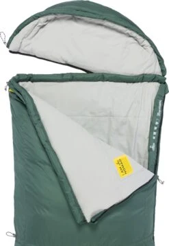 NOMAD® Triple-S Premium Plus Slaapzak (Links) | 220x80cm Groen | Lichtgewicht & Kwalitatief | Slaapzak | Incl Hoes -Buiten Kamperen 828x1200