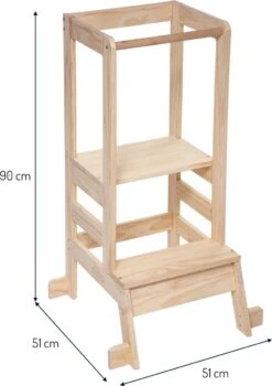 Merkloos Eazy Living Leertoren - Opstapkruk Voor Kinderen Berthe -Buiten Kamperen 846x1200 6