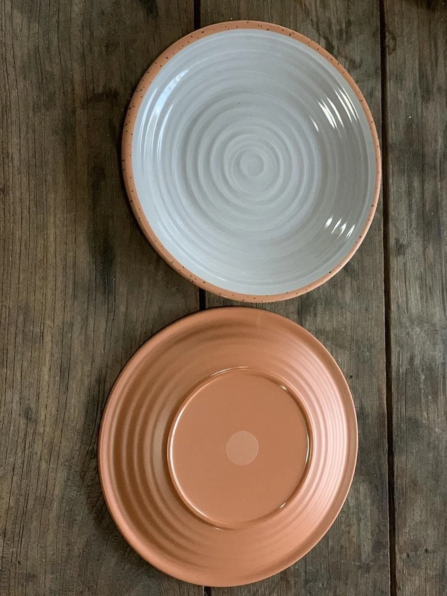 Camping Servies - 12 Delig – 100% Melamine Servies Set – Campingservies – Melamine Servies - Terracotta Style 8 Camping Servies - 12 Delig – 100% Melamine Servies Set – Campingservies – Melamine Servies - Terracotta Style - Afbeelding 6