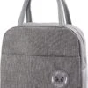 Lunch Bag - Grijs | Koeltas | Polyester / Nylon | 23x15x20 Cm | Fashion Favorite -Buiten Kamperen 903x1200