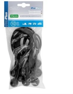ProPlus 365644 Tentspannerset Zeltspanner-Set 10 Stück - Elastisch 15cm Mit Kunststoffball 10 Stuk(s) -Buiten Kamperen 926x1200 1