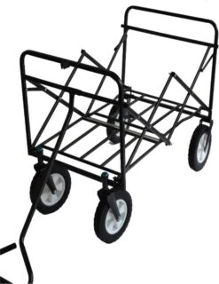 Rijoka Opvouwbare Bolderkar/Bolderwagen - Telescopische Stang | Zwart -Buiten Kamperen 927x1200 5