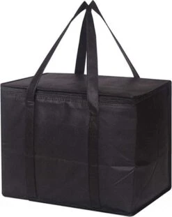Merkloos 2 Stuks Geïsoleerde Koeltas Met Bodemplaat - Zwart -Buiten Kamperen 952x1200