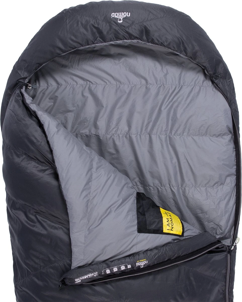 NOMAD® Taurus 250 Slaapzak | 210x80cm Grijs | Lichtgewicht & Kwalitatief | Slaapzak | Incl Hoes 8 NOMAD® Taurus 250 Slaapzak | 210x80cm Grijs | Lichtgewicht & Kwalitatief | Slaapzak | Incl Hoes - Afbeelding 6