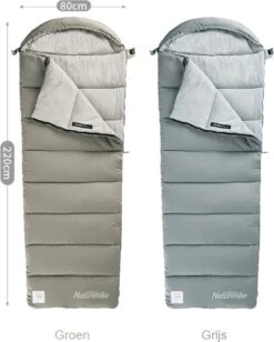 Naturehike® Slaapzak Katoen - 6 Tot 1 Graden - Slaapzakken Volwassenen - 220*80cm - 4 Seizoenen Slaapzak Lente, Zomer, Herfst & Winter - Lichtgewicht & Waterdicht -Buiten Kamperen 963x1200 4