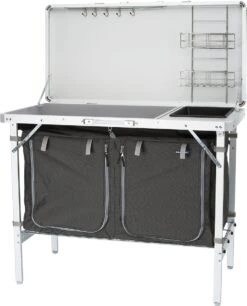 Campart Campingkeuken KI-0757 – Complete Keuken En Campingkast – Opvouwbaar En Inclusief Draagtas - Grijs 21 Campart Campingkeuken KI-0757 – Complete Keuken En Campingkast – Opvouwbaar En Inclusief Draagtas - Grijs -Buiten Kamperen 969x1200 2