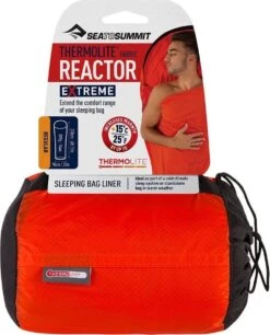 Sea To Summit - Reactor Extreme Thermolite® Mummy Liner - Lakenzak - Extra Verwarmend - Rood -Buiten Kamperen 970x1200 1