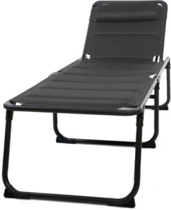 Travellife Barletta Ligbed - Antraciet / Donkergrijs -Buiten Kamperen 977x1200 1